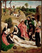 Geertgen Tot Sint Jans Geertgen painted The Lamentation of Christ for the altarpiece of the monastery of the Knights of Saint John in Haarlem china oil painting reproduction